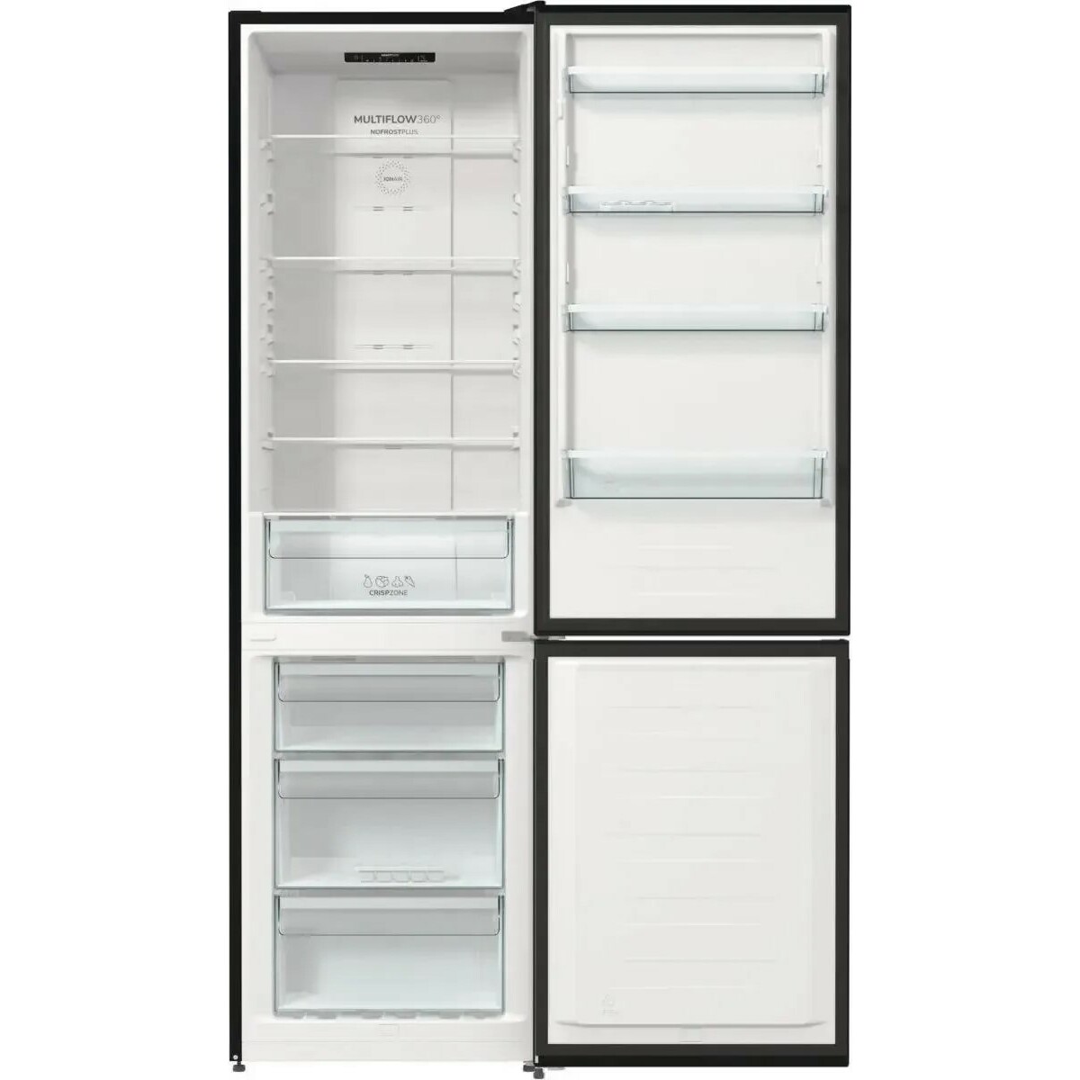 Холодильник Gorenje NRK6202EBXL4, черный