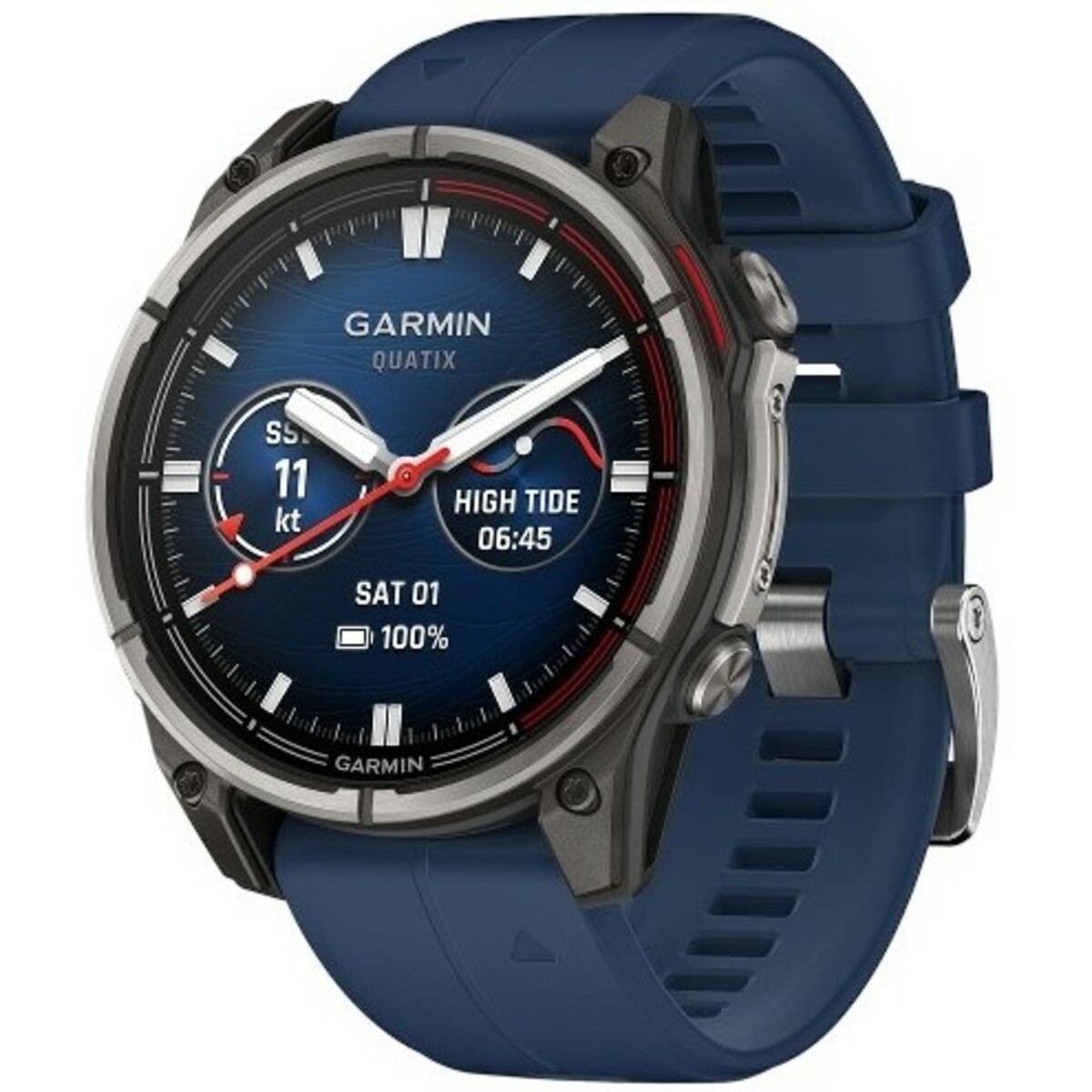 Умные часы Garmin Quatix 8 47mm Amoled Sapphire (Цвет: Blue)