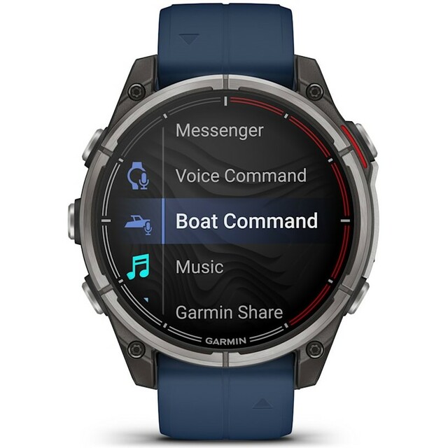 Умные часы Garmin Quatix 8 47mm Amoled Sapphire (Цвет: Blue)