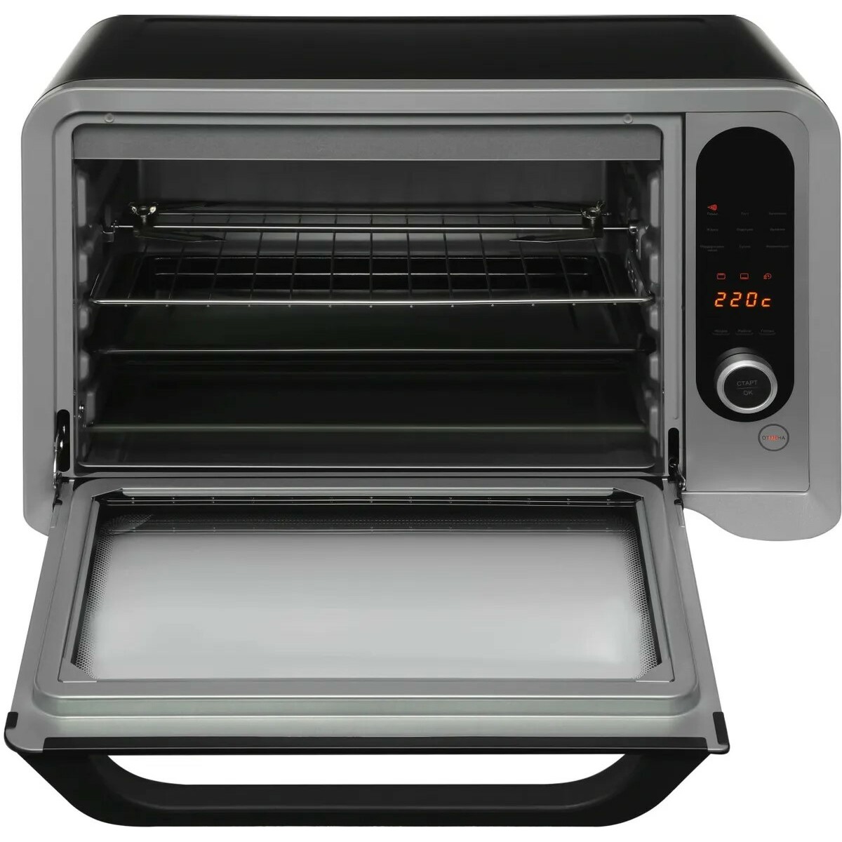 Мини-печь Hyundai MIO-HY104 (Цвет: Silver / Black)