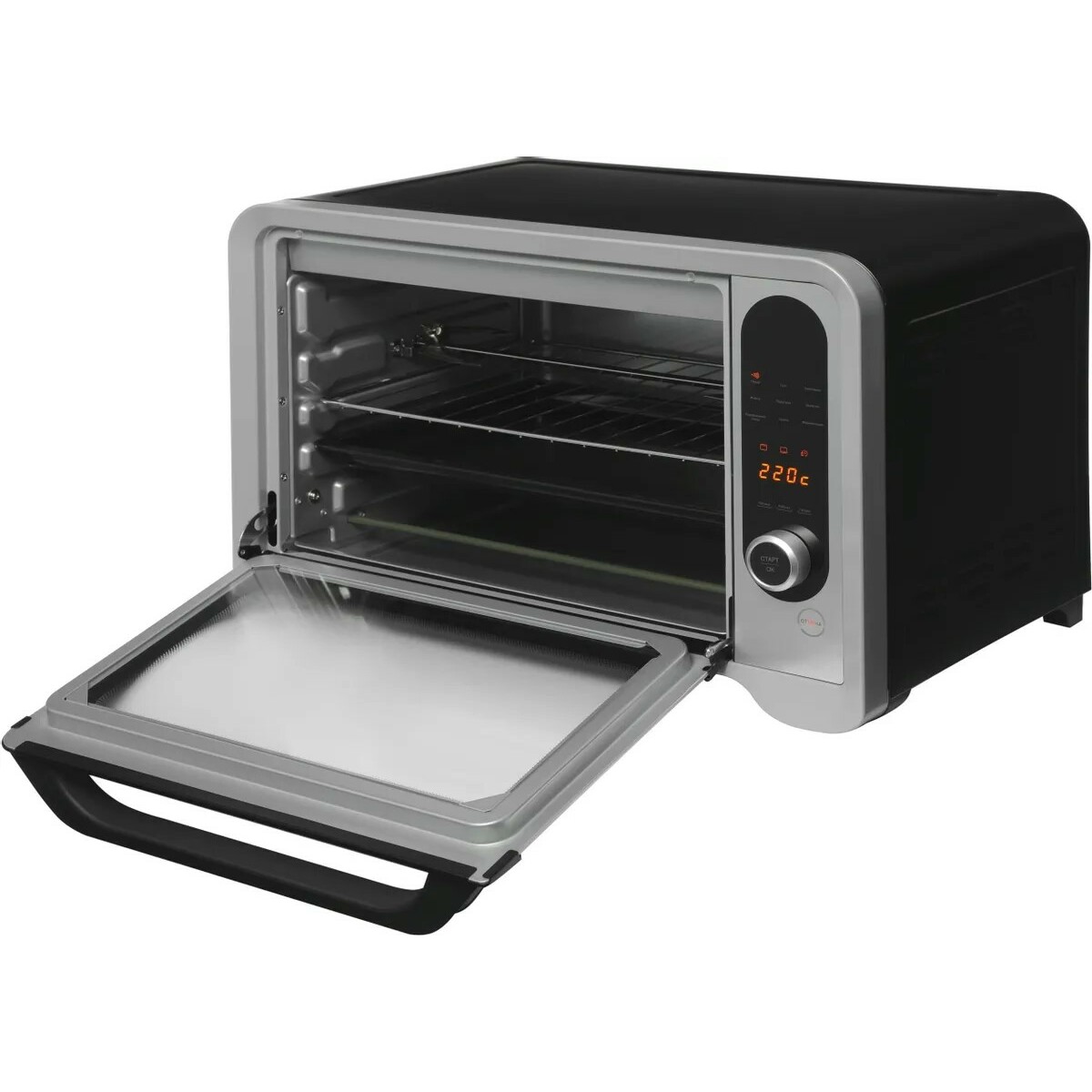 Мини-печь Hyundai MIO-HY104 (Цвет: Silver / Black)