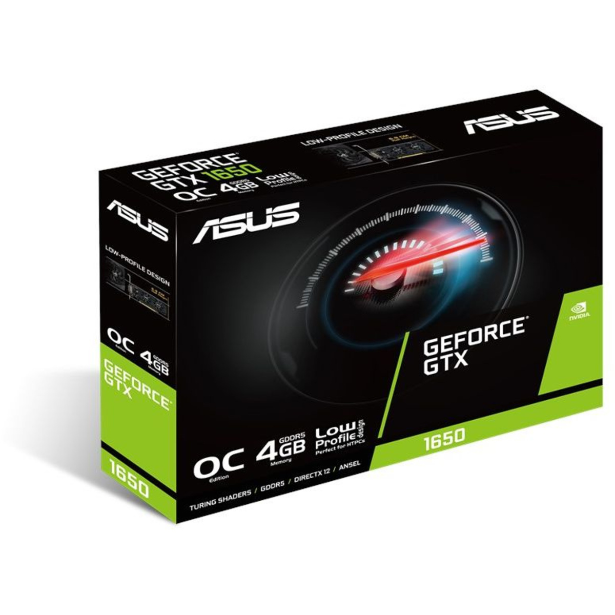 Видеокарта ASUS GeForce GTX 1650 OC 4Gb (GTX1650-O4G-LP-BRK)