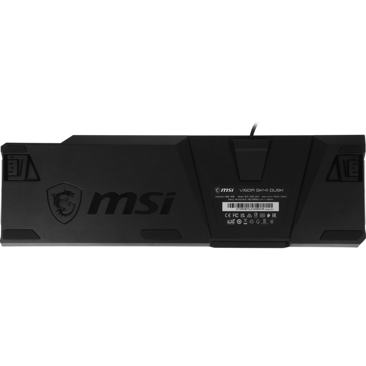 Клавиатура MSI VIGOR GK41 DUSK LR RU, черный