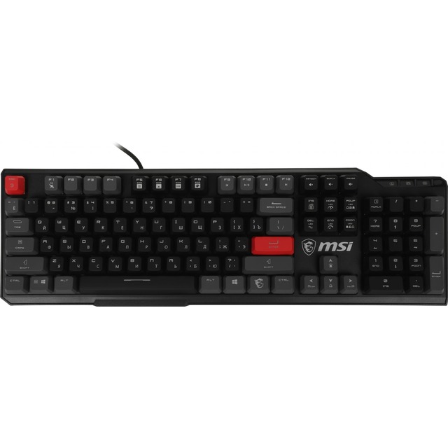 Клавиатура MSI VIGOR GK41 DUSK LR RU, черный