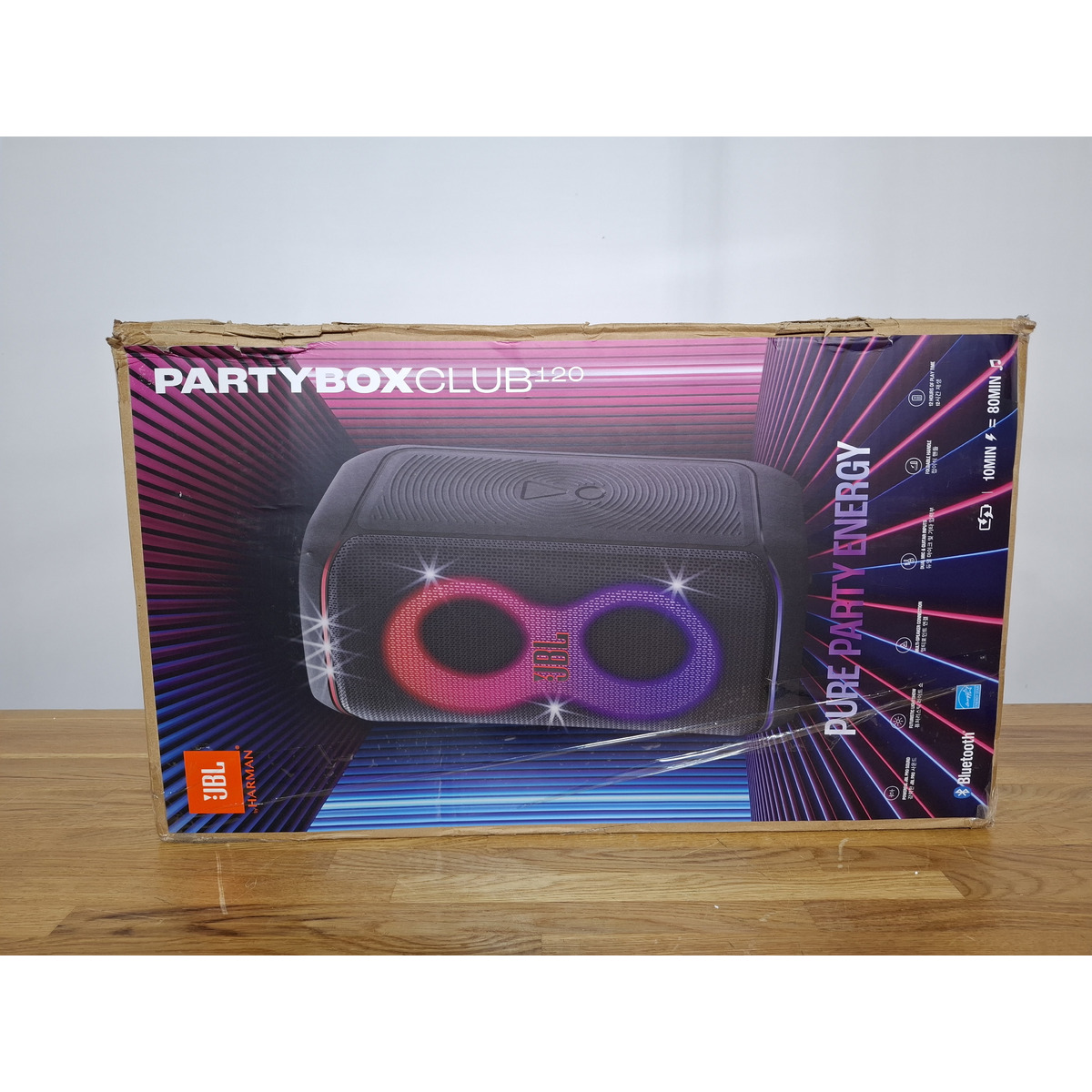 Минисистема JBL PartyBox Club 120, чeрный