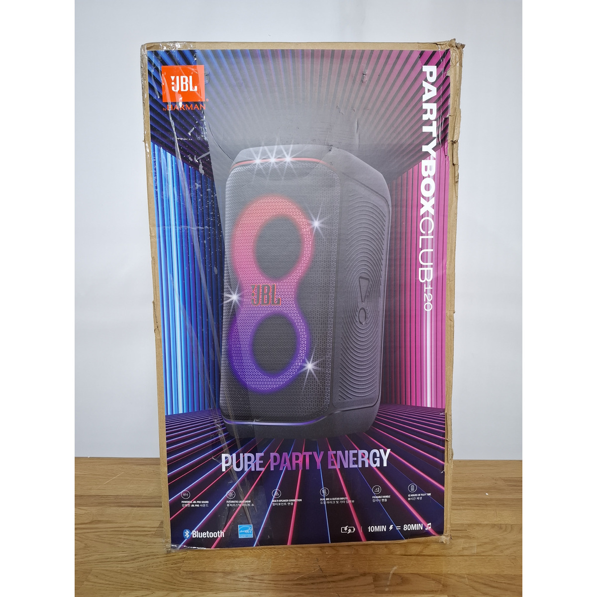 Минисистема JBL PartyBox Club 120, чeрный