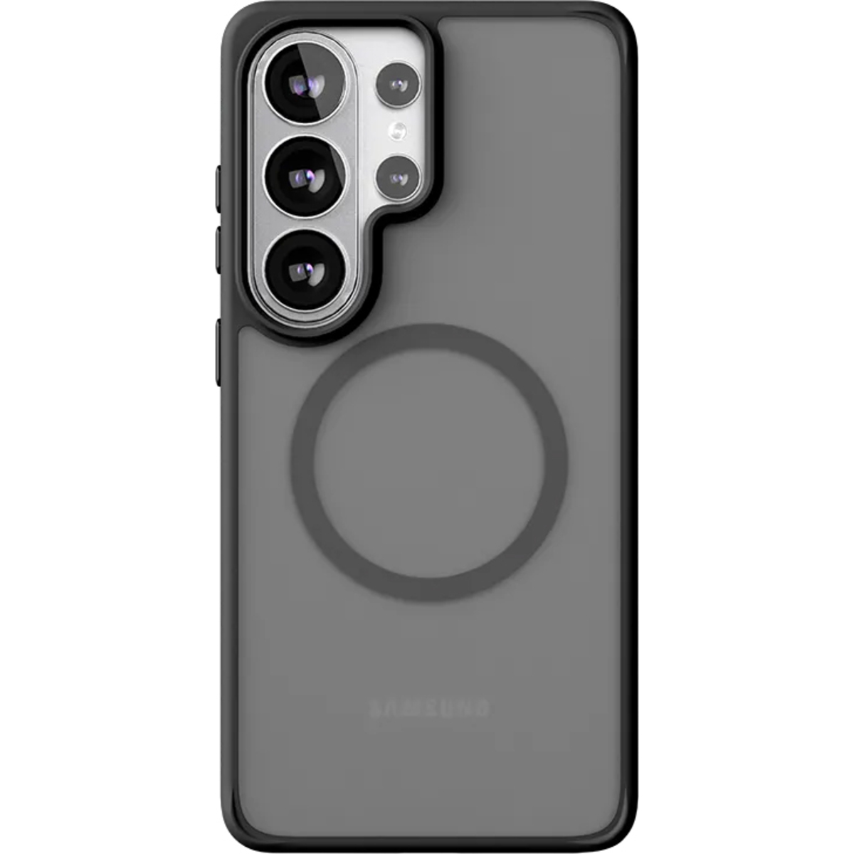 Чехол-накладка VLP Lite Bloom Case with MagSafe для смартфона Samsung S26 Ultra, черный