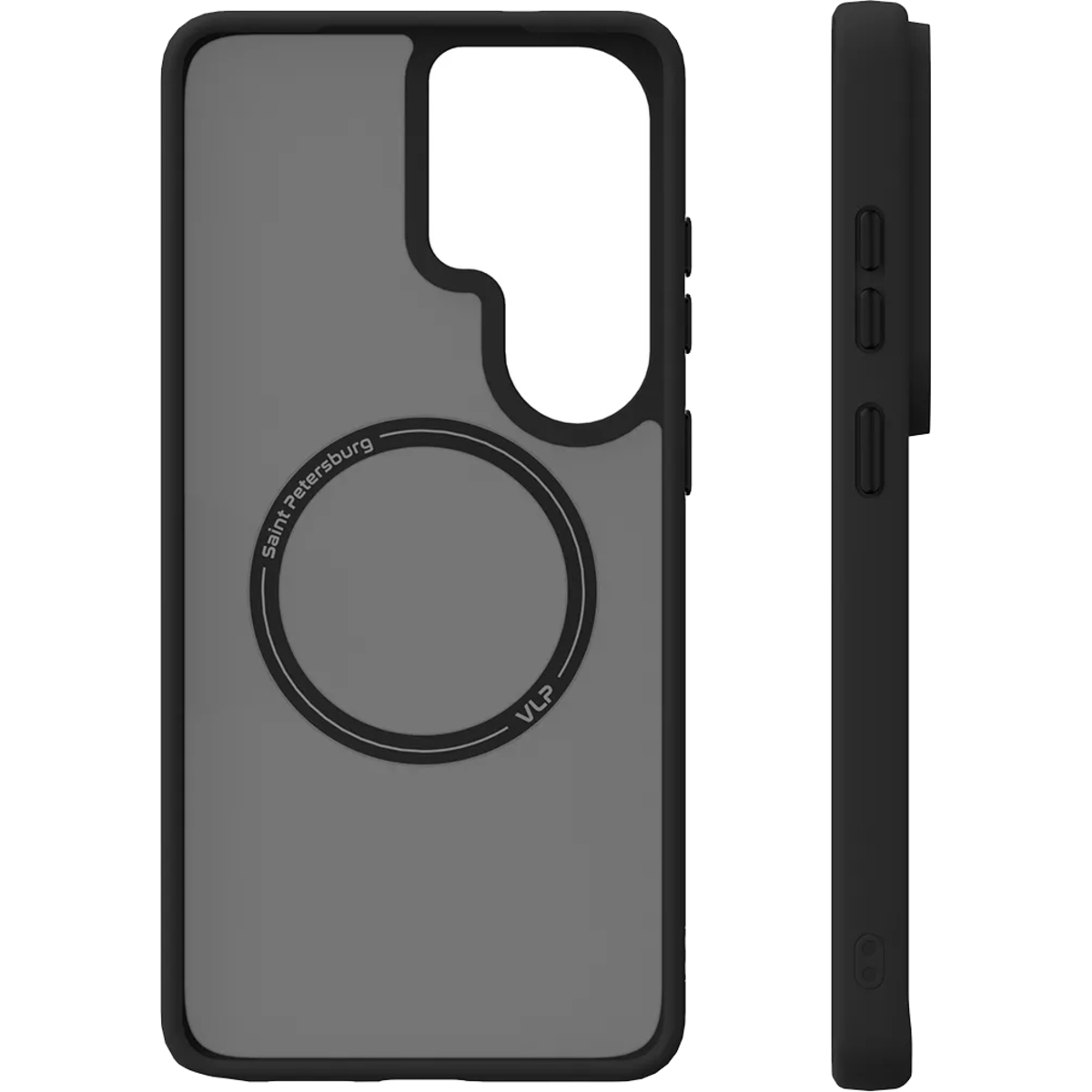 Чехол-накладка VLP Lite Bloom Case with MagSafe для смартфона Samsung S26 Ultra, черный