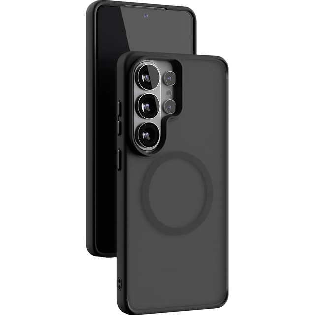 Чехол-накладка VLP Lite Bloom Case with MagSafe для смартфона Samsung S26 Ultra, черный