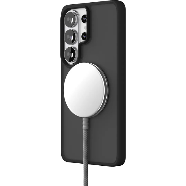 Чехол-накладка VLP Lite Bloom Case with MagSafe для смартфона Samsung S26 Ultra, черный