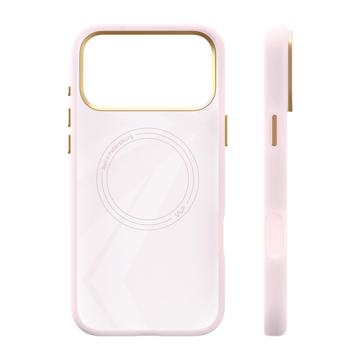 Чехол-накладка VLP Aster Pro Case with MagSafe для смартфона Apple iPhone 17 Pro Max (Цвет: Rose)