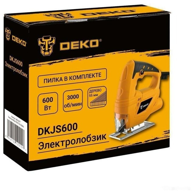 Лобзик Deko DKJS600 (Цвет: Orange/Black)