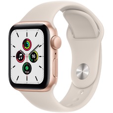 Умные часы Apple Watch SE 40mm Cellular Aluminum Case with Sport Band (Цвет: Gold/Starlight)