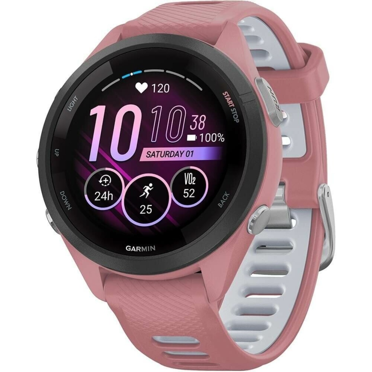 Умные часы Garmin Forerunner 265S (Цвет: Black/Light Pink)