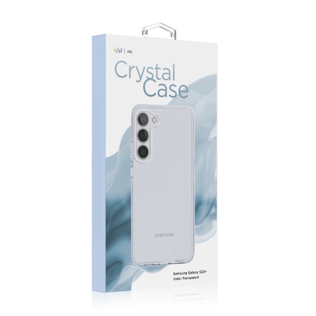 Чехол-накладка VLP Crystal Сase для смартфона Samsung Galaxy S23+ (Цвет: Clear)