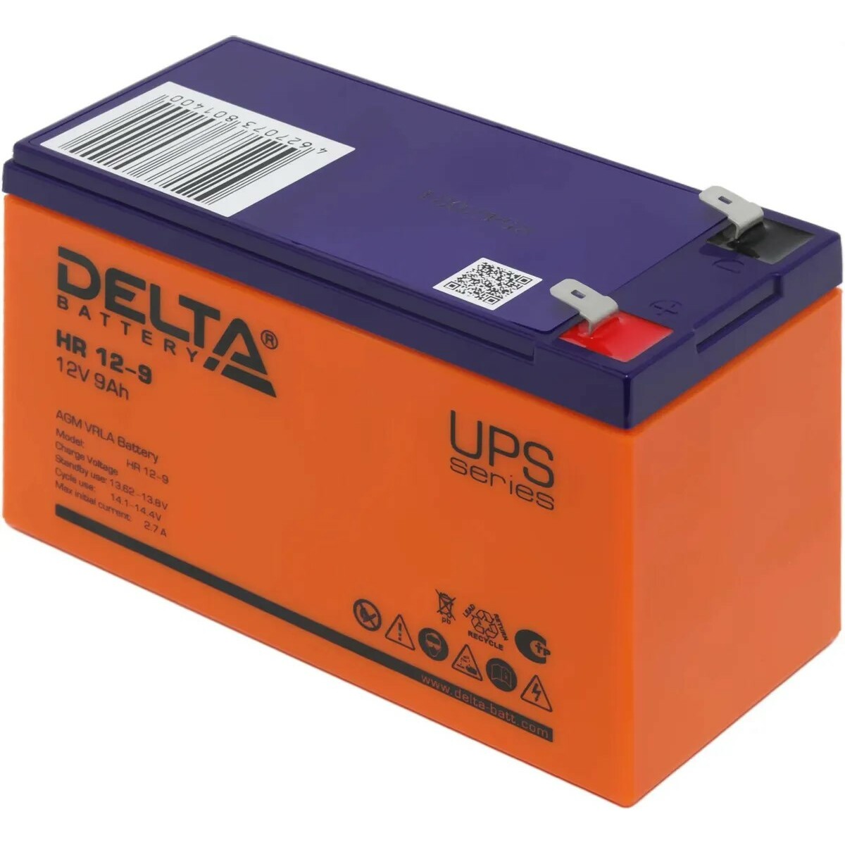 Батарея для ИБП Delta BATTERY HR 12-9 12В 9Ач