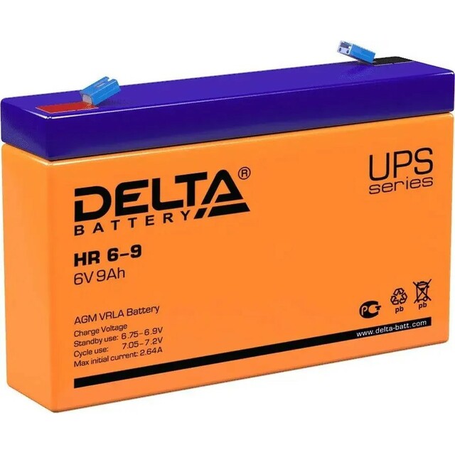 Батарея для ИБП Delta BATTERY HR 6-9 6В 9Ач