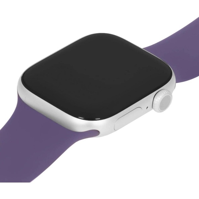 Умные часы Apple Watch Series 11 42mm Aluminum Case with Sport Band S/M (Цвет: Silver/Purple Fog)
