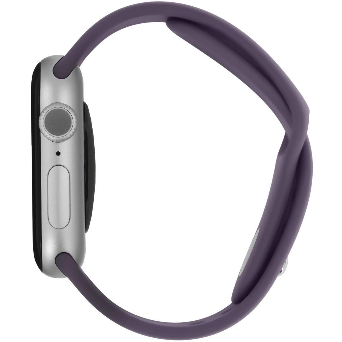 Умные часы Apple Watch Series 11 42mm Aluminum Case with Sport Band S / M (Цвет: Silver / Purple Fog)