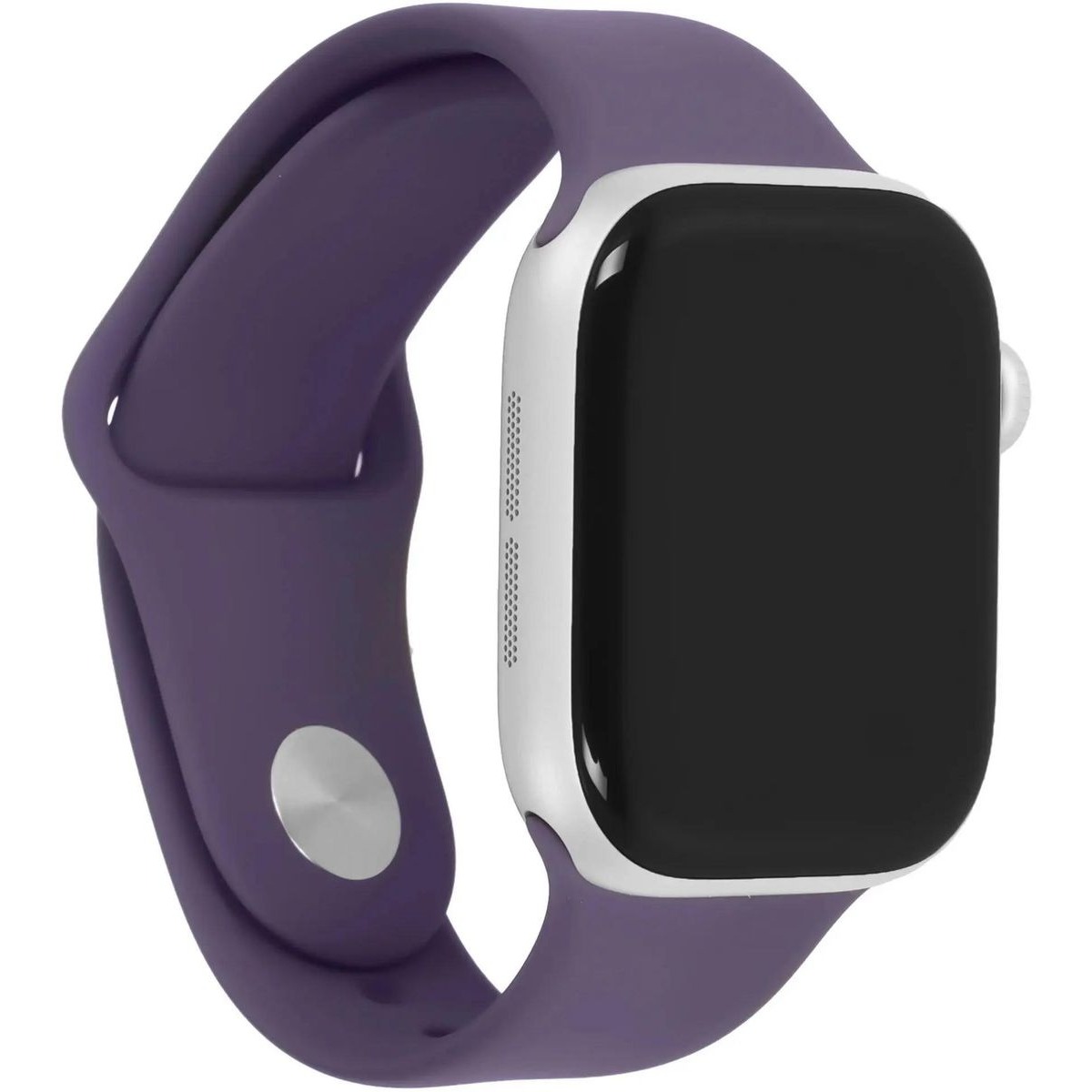 Умные часы Apple Watch Series 11 42mm Aluminum Case with Sport Band S / M (Цвет: Silver / Purple Fog)