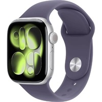 Умные часы Apple Watch Series 11 42mm Aluminum Case with Sport Band S/M (Цвет: Silver/Purple Fog)