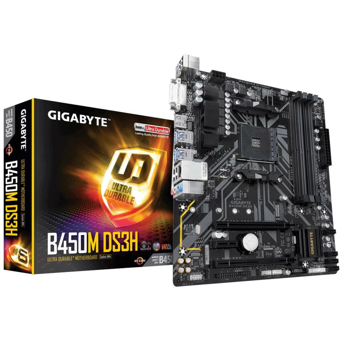 Материнская плата Gigabyte B450M DS3H