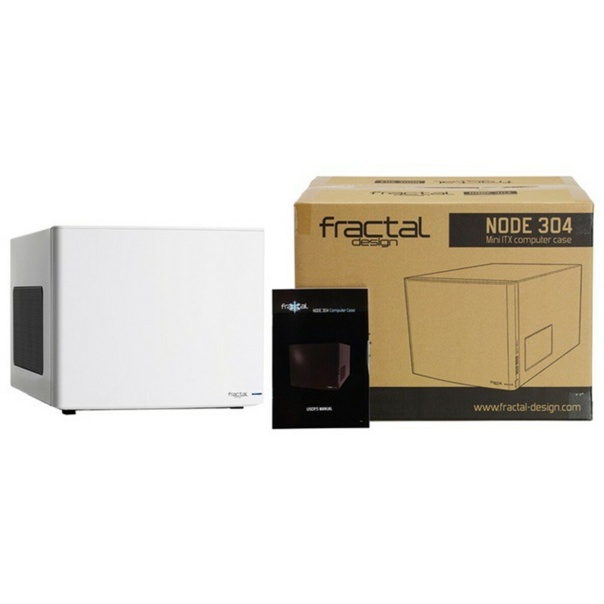 Корпус Fractal Design Node 304 miniITX (Цвет: White)