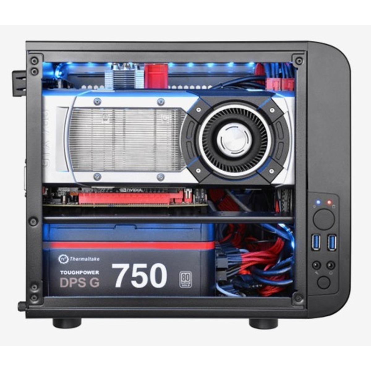 Корпус Thermaltake Core V1 CA-1B8-00S1WN-00 (Цвет: Black)