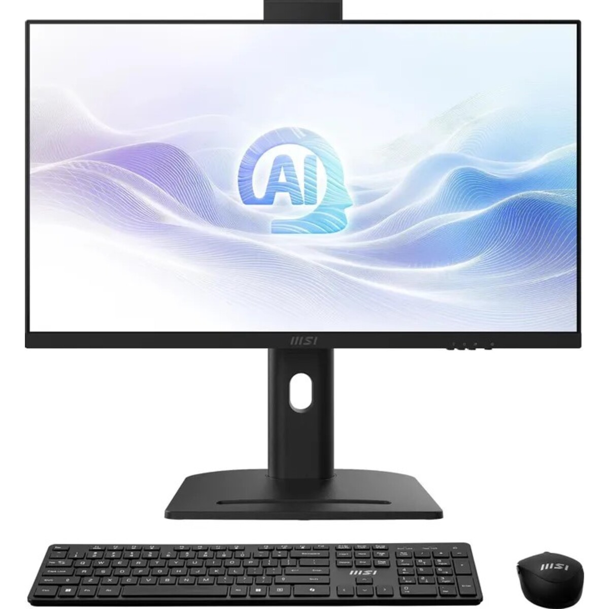 Моноблок MSI Modern AM273QP AI 1UM-090XRU (Intel Core Ultra 5 125H 1.2Ghz / 16Gb DDR5 / SSD512Gb / Intel Arc graphics / 27" / IPS / WQHD (2560x1440) / noOS / keyboard+mouse / black / WiFi / BT / Cam) 