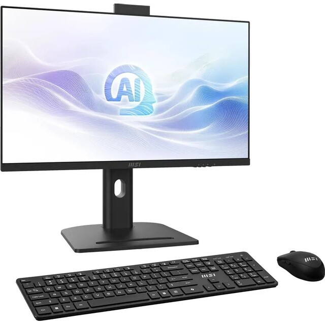 Моноблок MSI Modern AM273QP AI 1UM-090XRU (Intel Core Ultra 5 125H 1.2Ghz / 16Gb DDR5 / SSD512Gb / Intel Arc graphics / 27" / IPS / WQHD (2560x1440) / noOS / keyboard+mouse / black / WiFi / BT / Cam) 