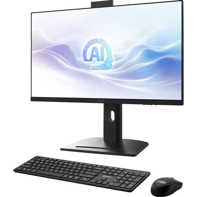 Моноблок MSI Modern AM273QP AI 1UM-090XRU (Intel Core Ultra 5 125H 1.2Ghz / 16Gb DDR5 / SSD512Gb / Intel Arc graphics / 27" / IPS / WQHD (2560x1440) / noOS / keyboard+mouse / black / WiFi / BT / Cam) 