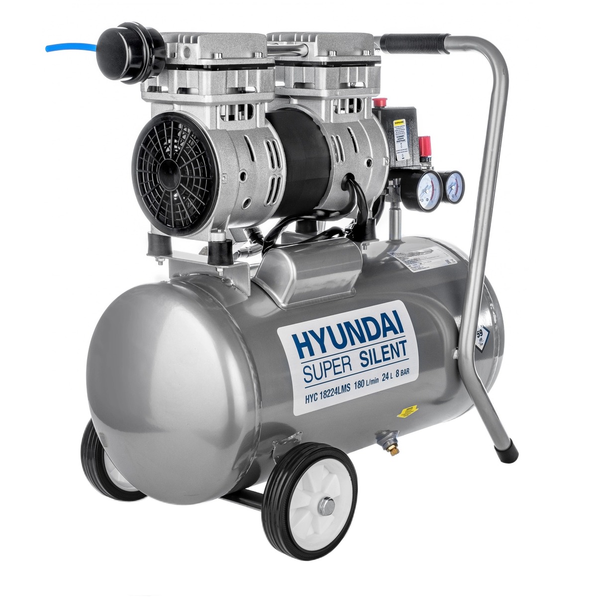 Компрессор поршневой Hyundai HYC 18224LMS (Цвет: Silver)