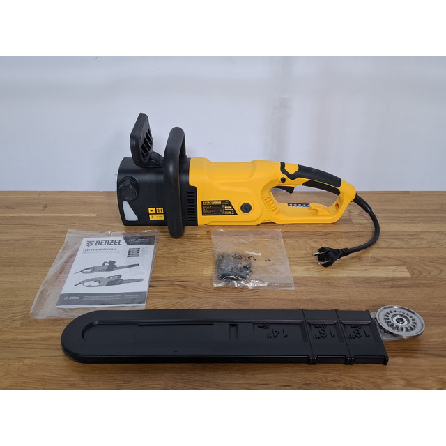 Электрическая цепная пила Denzel EDS-2200 (Цвет: Yellow)