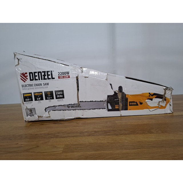Электрическая цепная пила Denzel EDS-2200 (Цвет: Yellow)