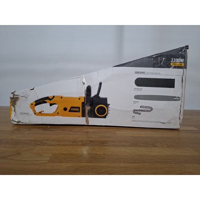 Электрическая цепная пила Denzel EDS-2200 (Цвет: Yellow)