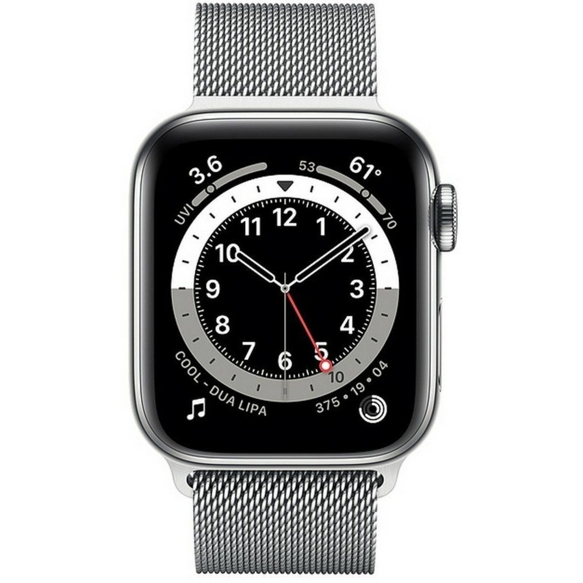 Умные часы Apple Watch Series 6 44mm Stainless Steel Case with Milanese Loop (Цвет: Silver)