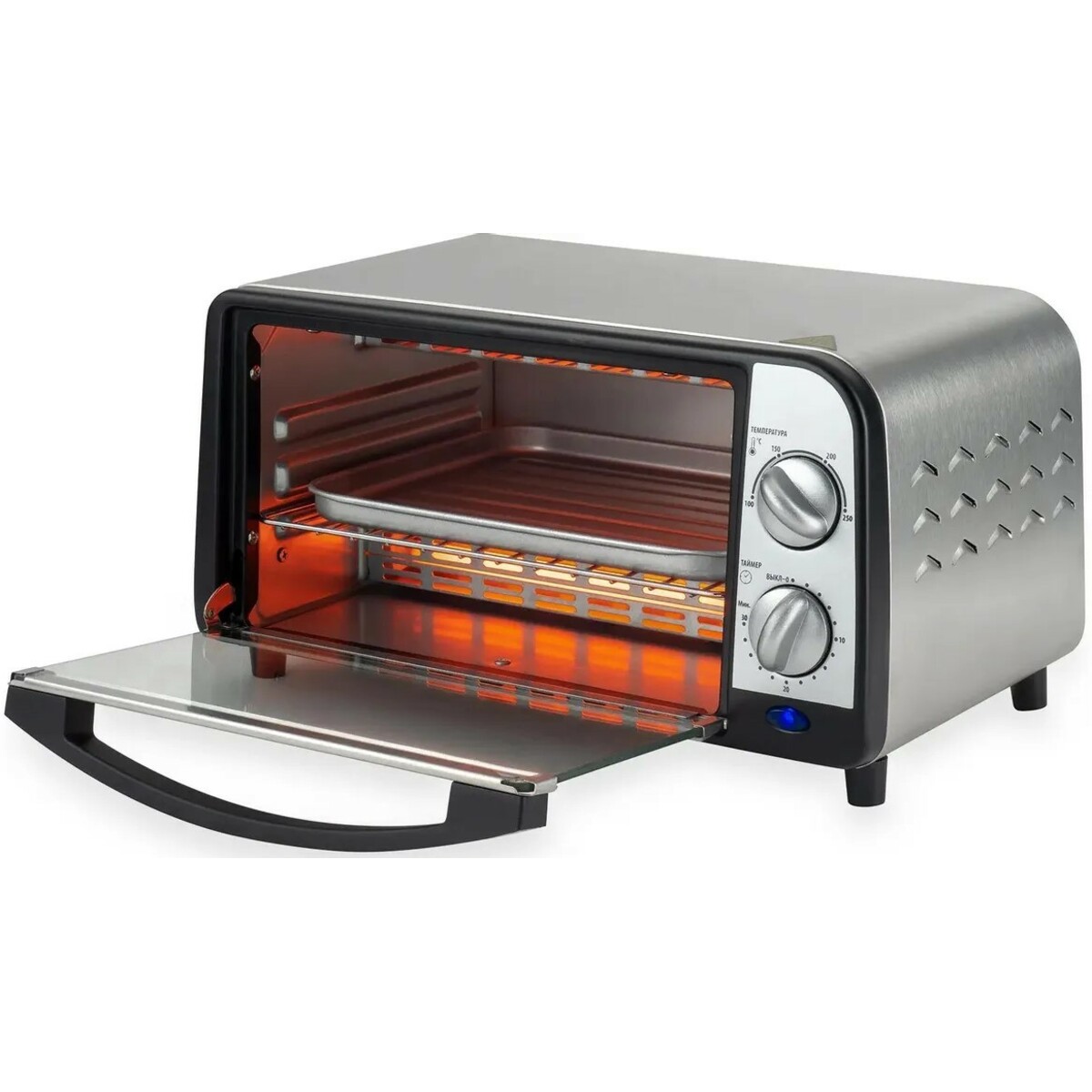 Мини-печь Hyundai MIO-HY071 (Цвет: Silver / Black)