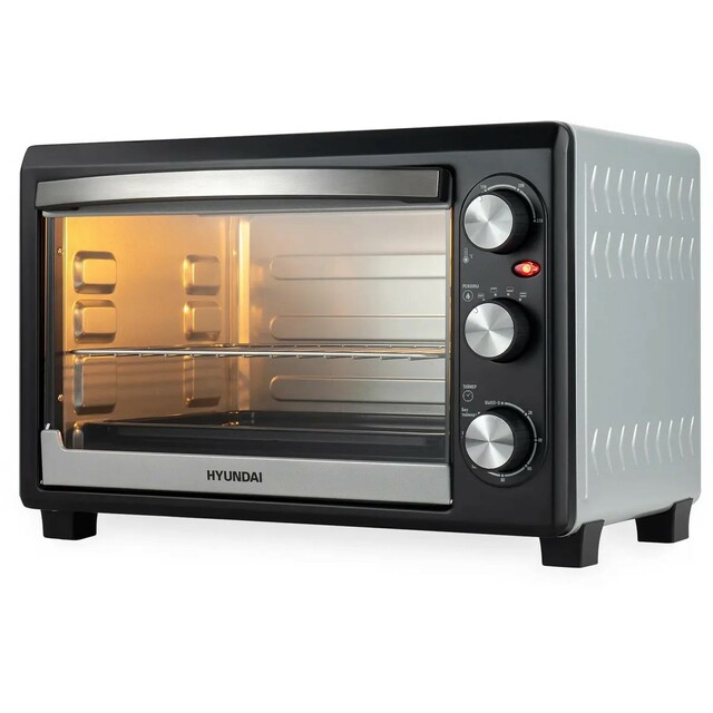 Мини-печь Hyundai MIO-HY073 (Цвет: Black/Silver) Мини-печь Hyundai MIO-HY073 (Цвет: Black/Silver)