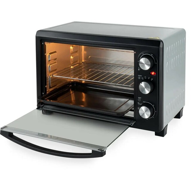 Мини-печь Hyundai MIO-HY073 (Цвет: Black/Silver) Мини-печь Hyundai MIO-HY073 (Цвет: Black/Silver)