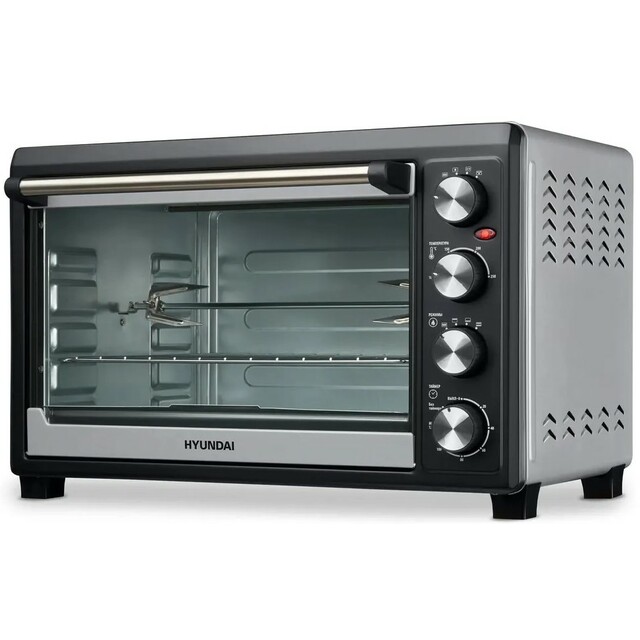 Мини-печь Hyundai MIO-HY076 (Цвет: Black / Silver)