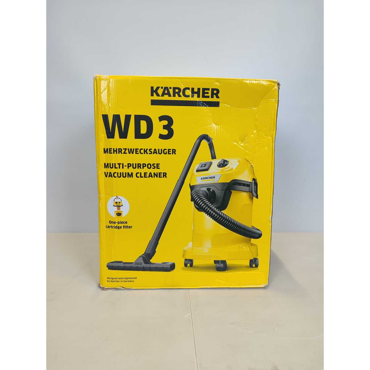 Строительный пылесос Karcher WD 3 P V-17/4/20 (Цвет: Yellow)
