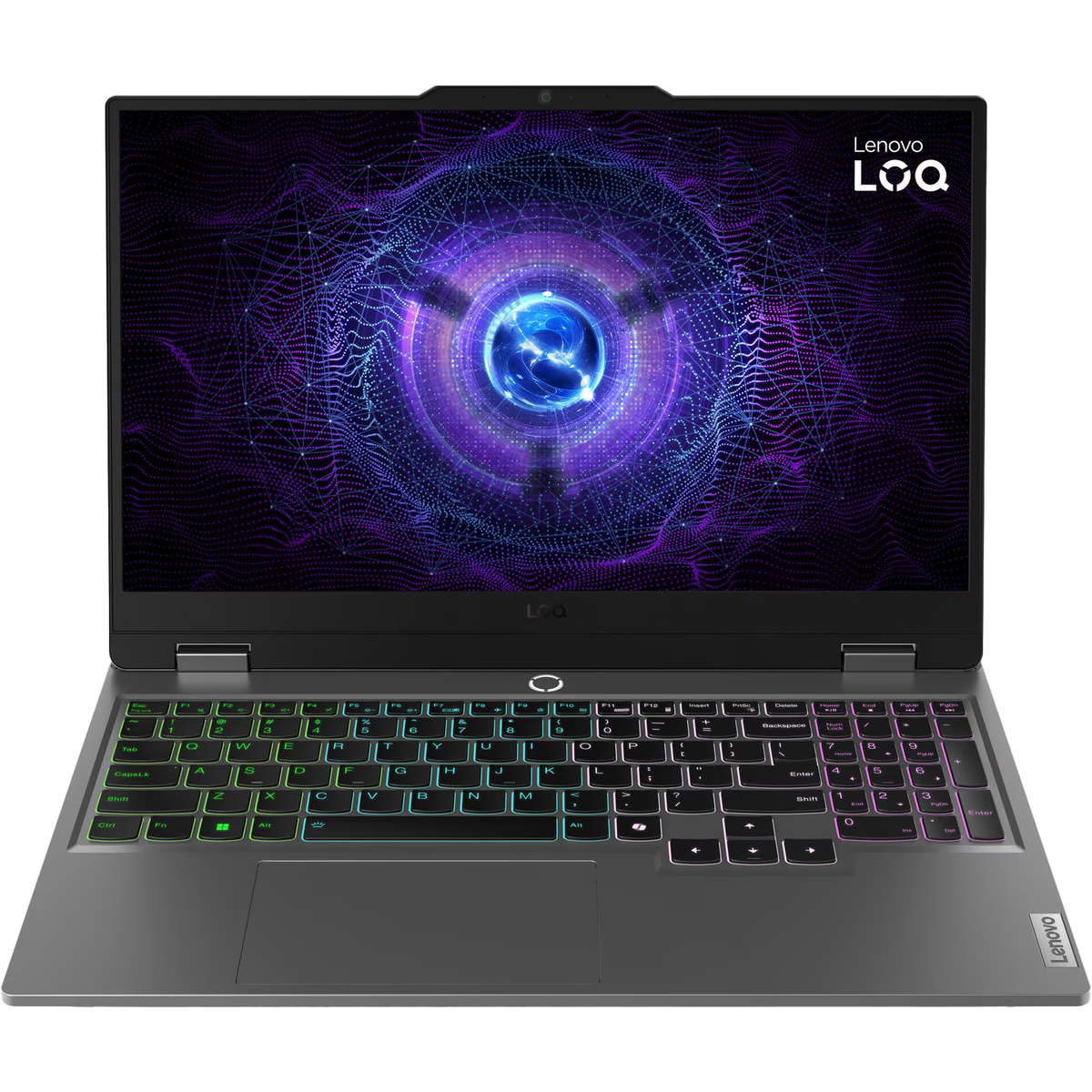Ноутбук Lenovo LOQ 15IRX9 (Core i5-13450HX 2.4Ghz/24Gb DDR5/SSD512Gb/NVIDIA GeForce RTX 4050 8Gb/15.6/noOS/gray) (83DV00NERK)