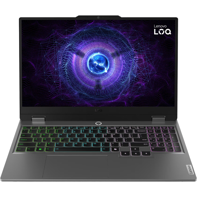 Ноутбук Lenovo LOQ 15IRX9 (Core i5-13450HX 2.4Ghz / 24Gb DDR5 / SSD512Gb / NVIDIA GeForce RTX 4050 8Gb / 15.6 / noOS / gray) (83DV00NERK)