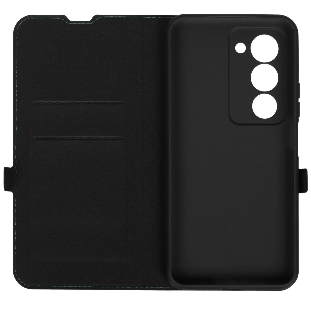 Чехол-книжка Borasco Book Case для смартфона Xiaomi Redmi 15 4G (Цвет:Зеленый) 