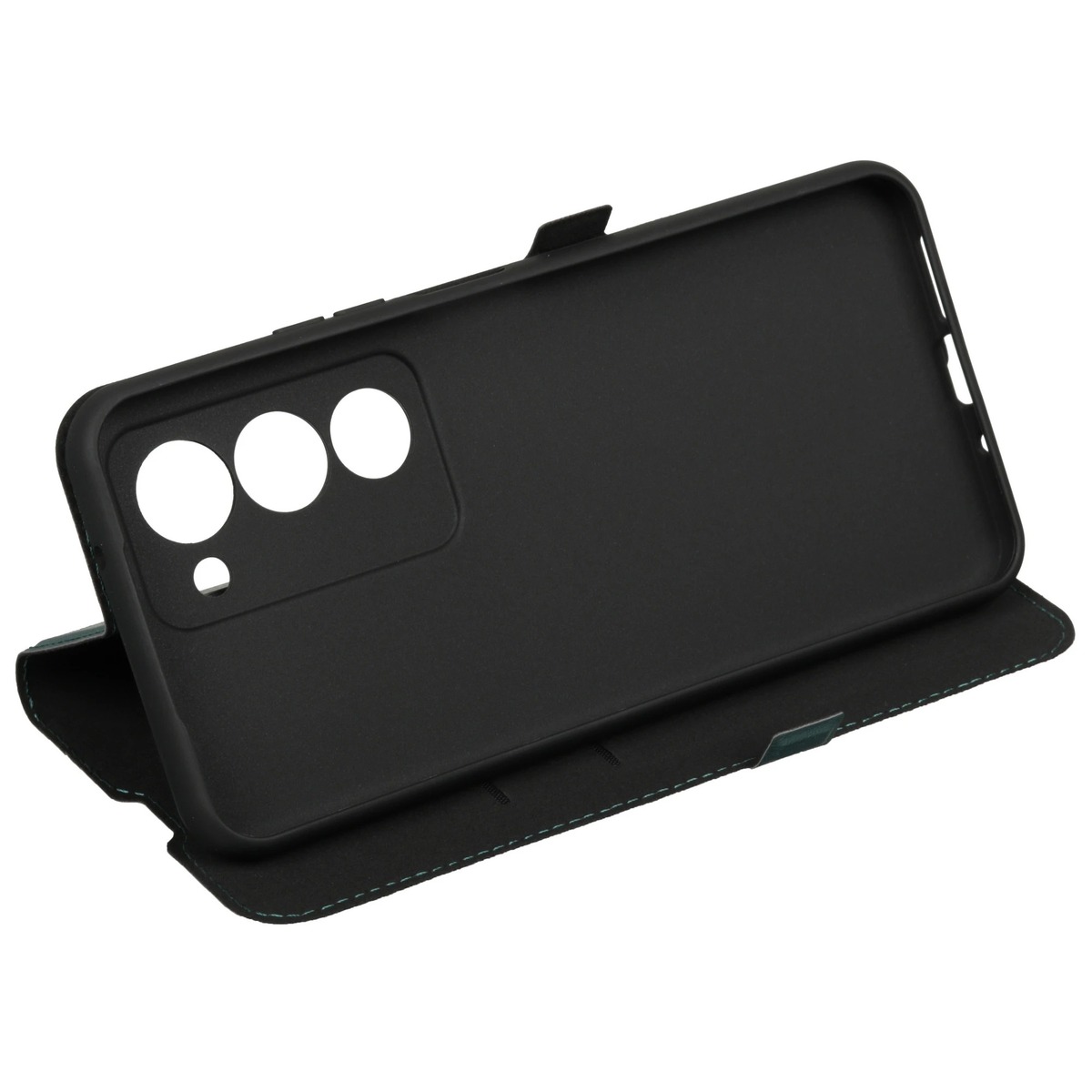 Чехол-книжка Borasco Book Case для смартфона Xiaomi Redmi 15 4G (Цвет:Зеленый) 