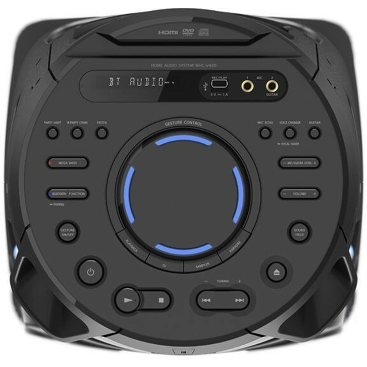 Минисистема Sony MHC-V43D, черный
