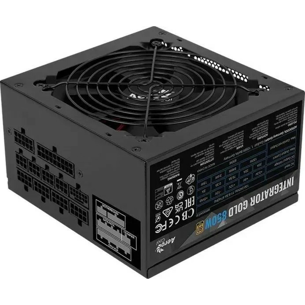 Блок питания Aerocool ATX 850W Integrator Gold 850W Gen.5 