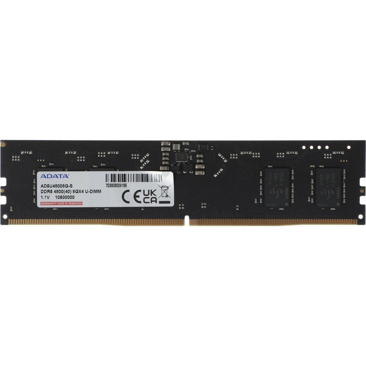Память DDR5 8GB 4800MHz A-Data AD5U48008G-S