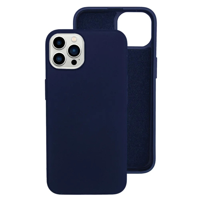 Чехол-накладка Devia Nature Silicone Magnetic Case для iPhone 13 Pro Max (Цвет: Navy Blue)