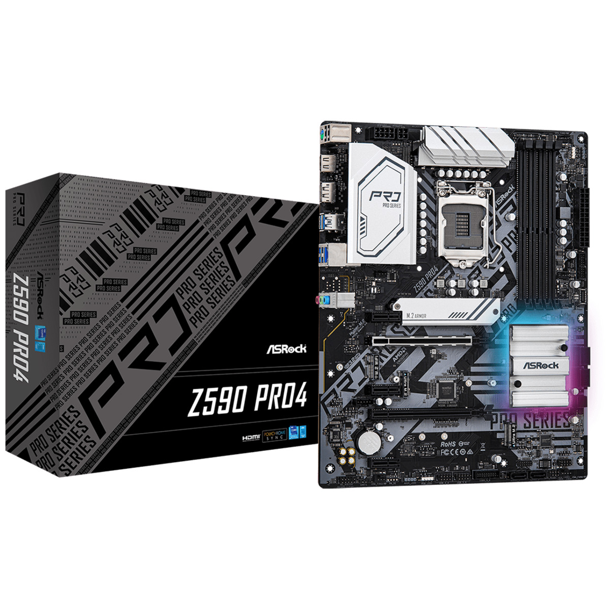 Материнская плата Asrock Z590 PRO4